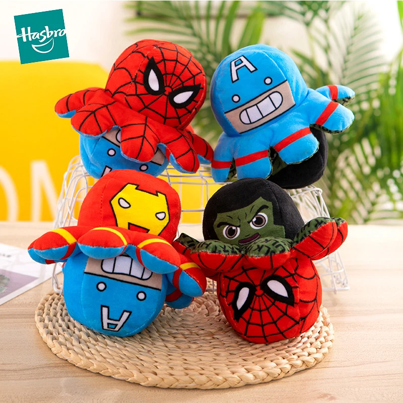 

Hasbro Marvel Flipped Octopus Plush Toys Avengers Spiderman Captain America Cute Kids Doll for Boys Girls Children Birthday Gift