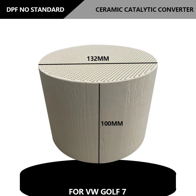 

DPF Carrier Size Is 132*100MM Honeycomb Core Three-Way Catalytic Converter Ceramic Purify Exhaust Gases Diesel Particle Capture