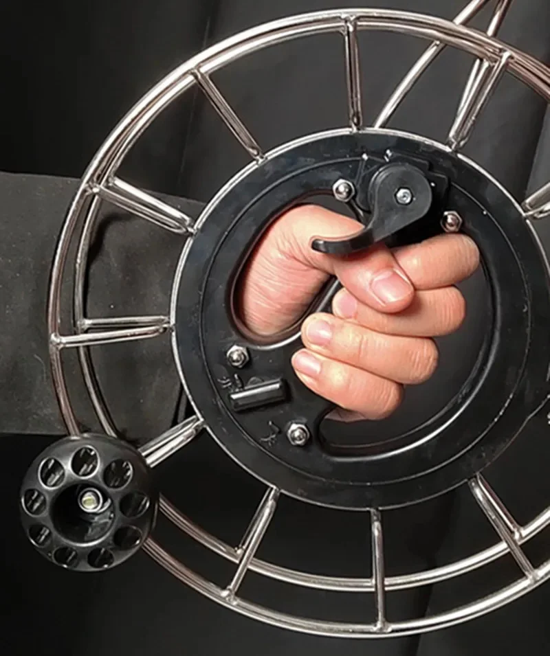 Бесплатная доставка большое колесо для воздушного змея катушка из нержавеющей