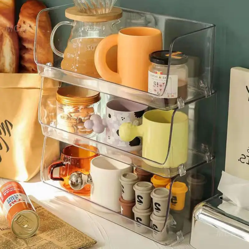 

Корзина для хранения чайных пакетиков портативная компактная Косметическая прозрачная акриловая офисная настольная складная коробка для хранения