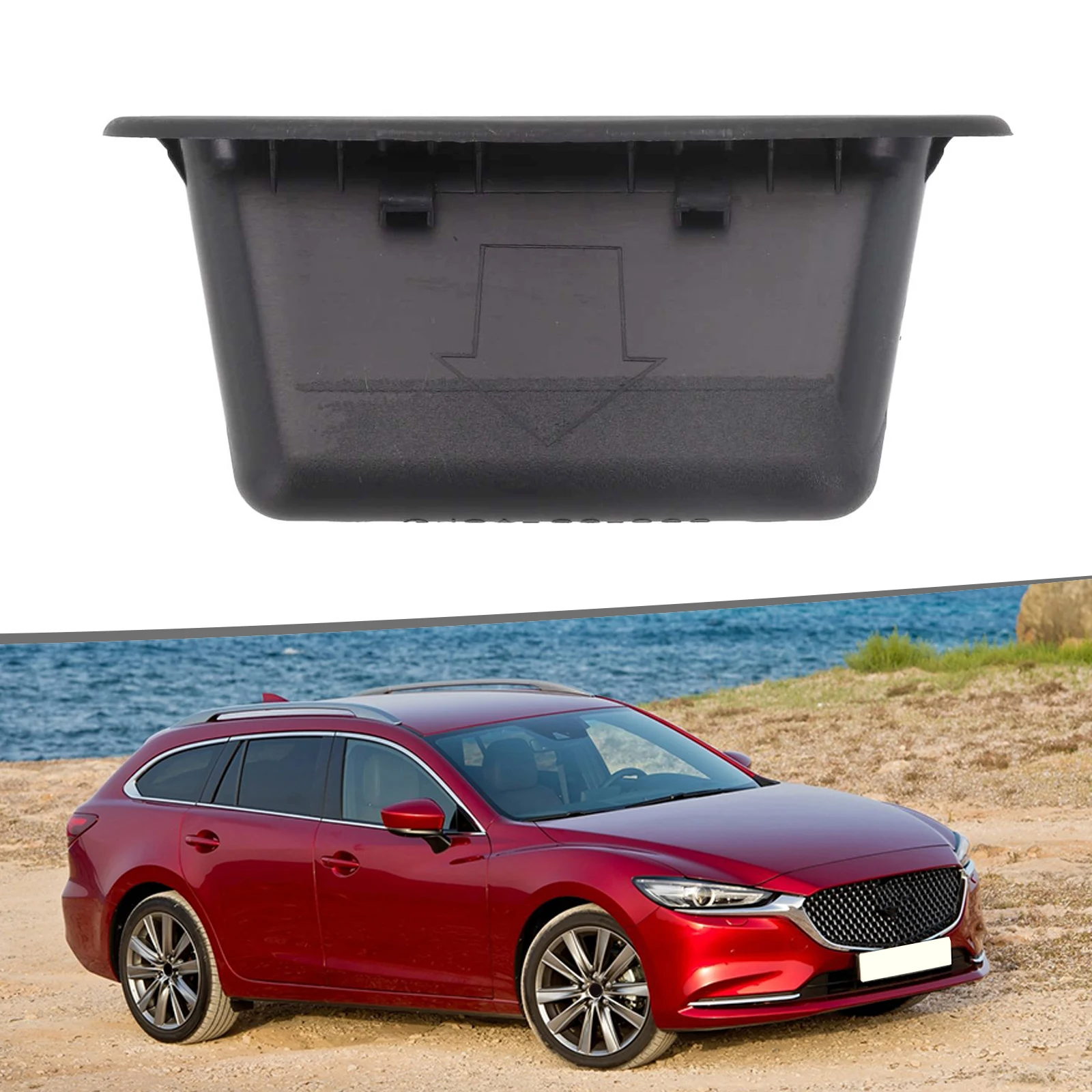 Ручка выдвижной ручки Прямая замена задней части багажника GJ6A-68-966 GJ6A68966 Не