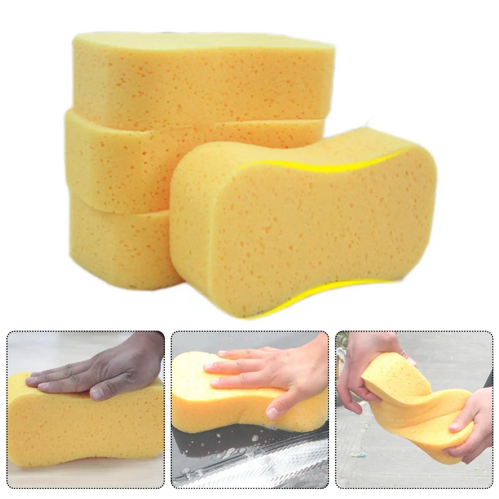 

Cleaning Tool 22cm Length Car Washing Sponge Multipurpose Interior Auto Care Washer Paint Vacuum Accessories Compressed Mop Y3F0