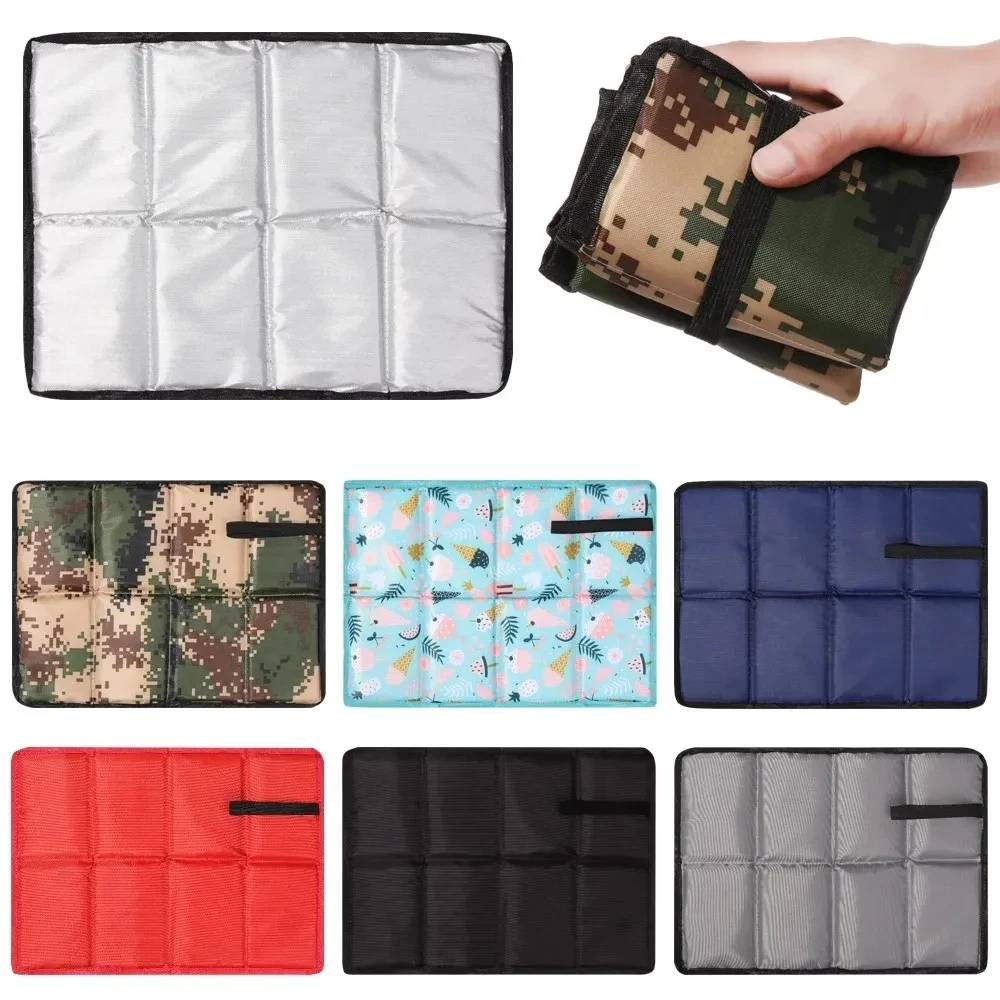 

Portable Folding Camping Mat Foam Sitting Pad Waterproof Oxford Cloth Beach Mat Prevent Dirty Hiking Small Picnic Seat Outdoor