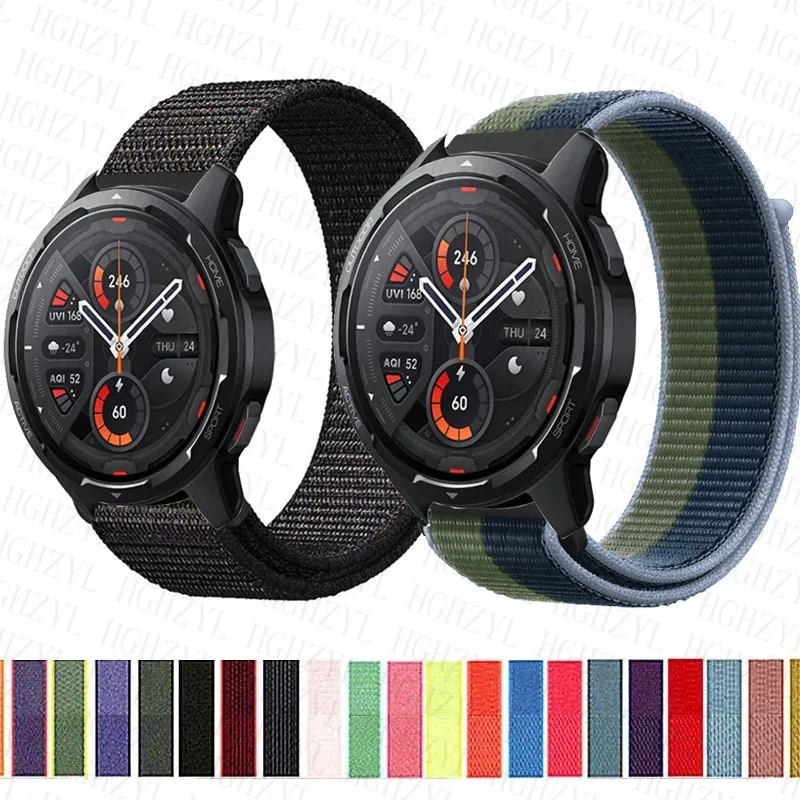 Ремешок нейлоновый для спортивных часов Xiaomi Mi Watch S1 браслет активного отдыха Amazfit