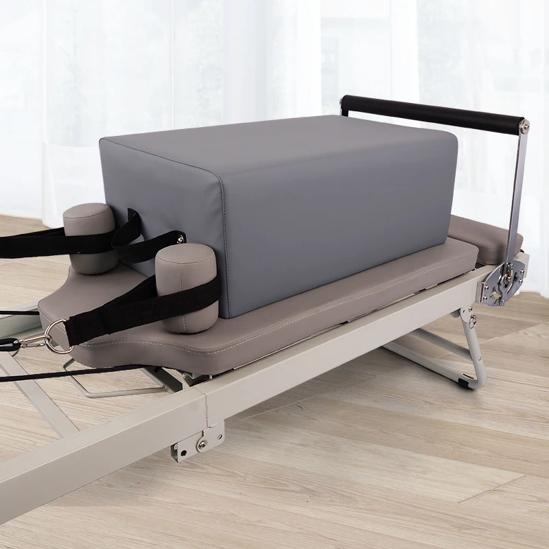 

Indoor Fitness Equipment Foldable Pilates Core Bed Accessories Leather Square Box