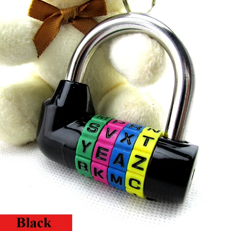 

Комбинированный навесной замок, 4 листа, кодовый замок для шкафа, чемодана, велосипеда, тренажерного зала, шкафчика, Rarelock