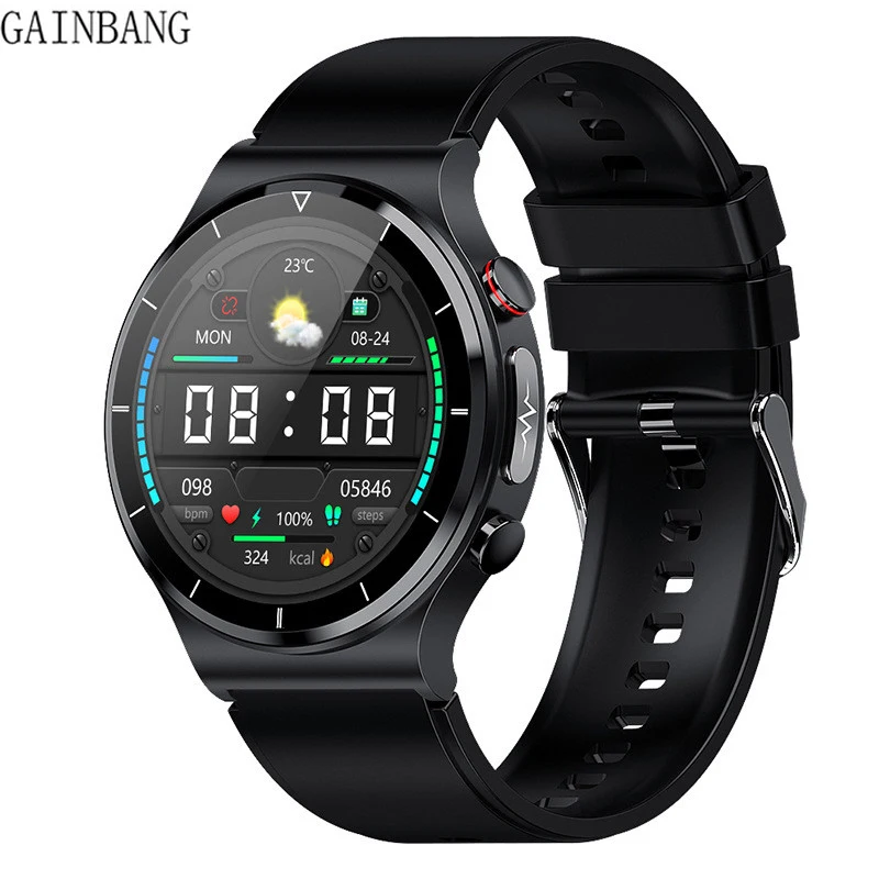 

GAINBANG E88 Smart Watch Men Temperature Monitor ECG PPG Sport Fitness Heart Rate Tracker Wireless Charger Waterproof Smartwatch