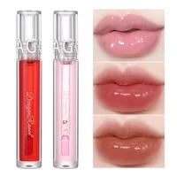 6 colors transparent moisturize lip gloss waterproof lip plumper lip glaze long lasting lip makeup mirror water glossy lipstick
