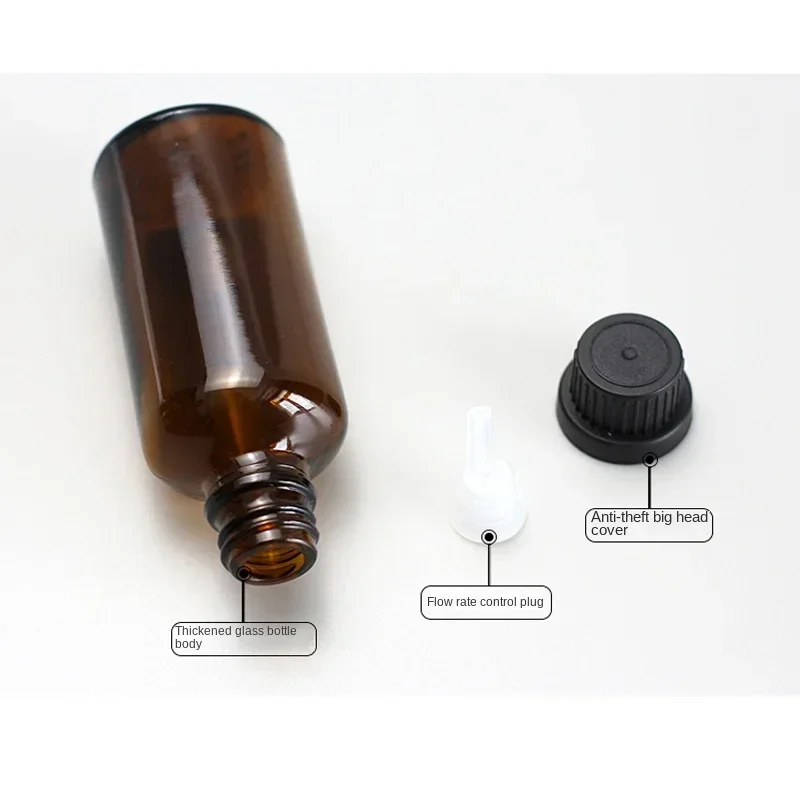 10pcs/30PCS 5ML/10ML янтарь коричневый капля бутылка массажное масло пипетка стекло