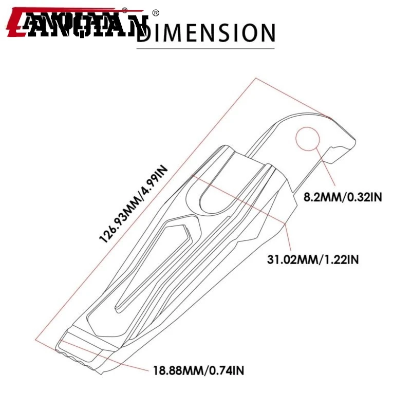 Фото Задние подножки XMAX300 для YAMAHA XMAX 250 300 xmax300 2017-2024 2025, подставка для пассажирских ног с ЧПУ, аксессуары для педалей №4