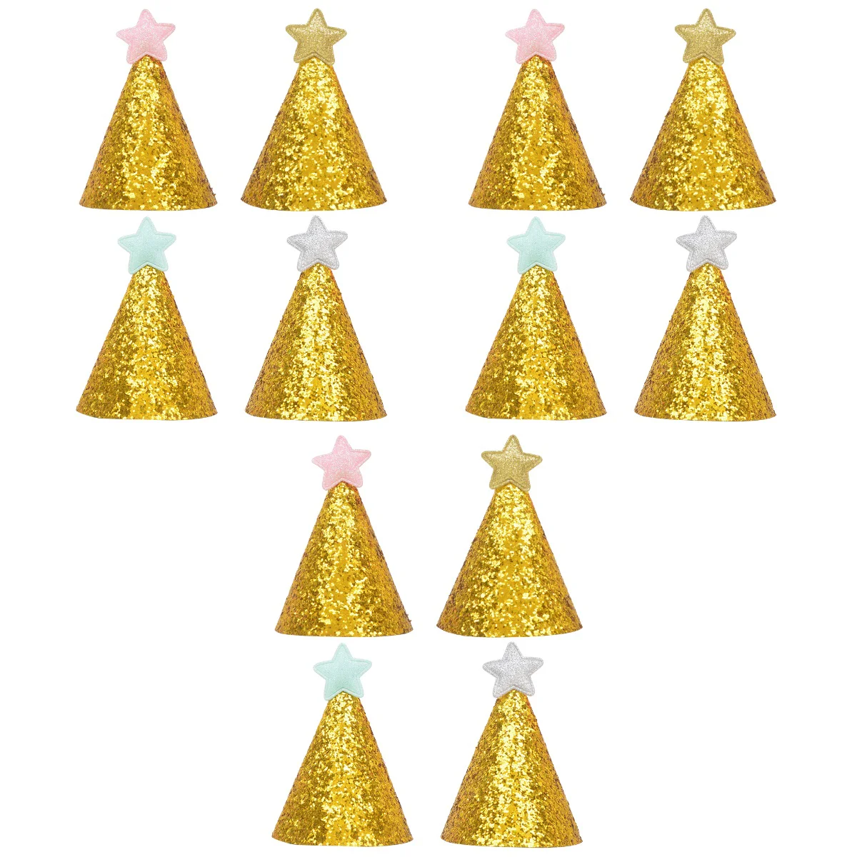 

Birthday Hat Kids Paper Hats Cone Party Glitter Caps Craft Shiny Happytiny Decorative Costume Diy Mini Petchildren Baby Kid
