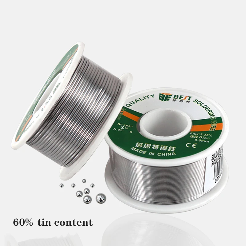 

0.3-0.6 0.8 1.0 1.2mm Welding Low Melting Point Rosin Solder Wire with High Tin Content Computer Electronic Instrument