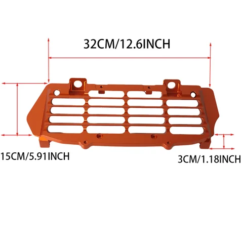 Защитная крышка радиатора с ЧПУ для мотоцикла KTM XC XCF XCW XCFW SX SXF EXC EXCF Six Day TPI 125 250 350 450 500 2017- 2022