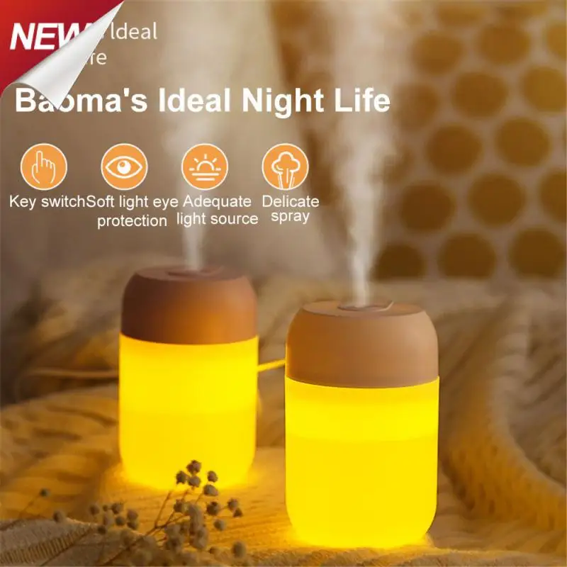 

Single Port Spray Night Light Humidifier Mute Air Purifier Large Capacity Spray Household Humidifier Mist Diffuser Mini