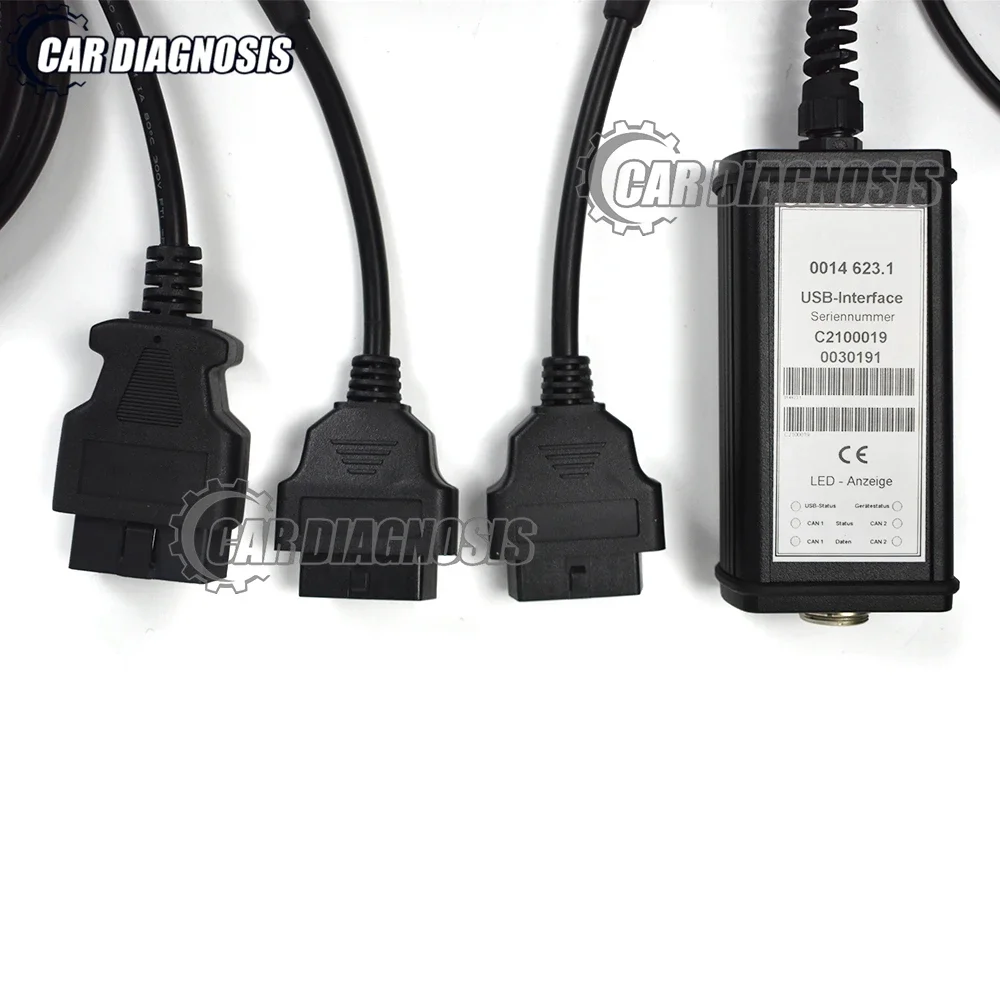 Фото Диагностическая система CDS с USB-интерфейсом для сельскохозяйственной техники Claas, тракторов, комбайнов, прицепов, считывание кодов неисправностей DTC CAN+lap №3
