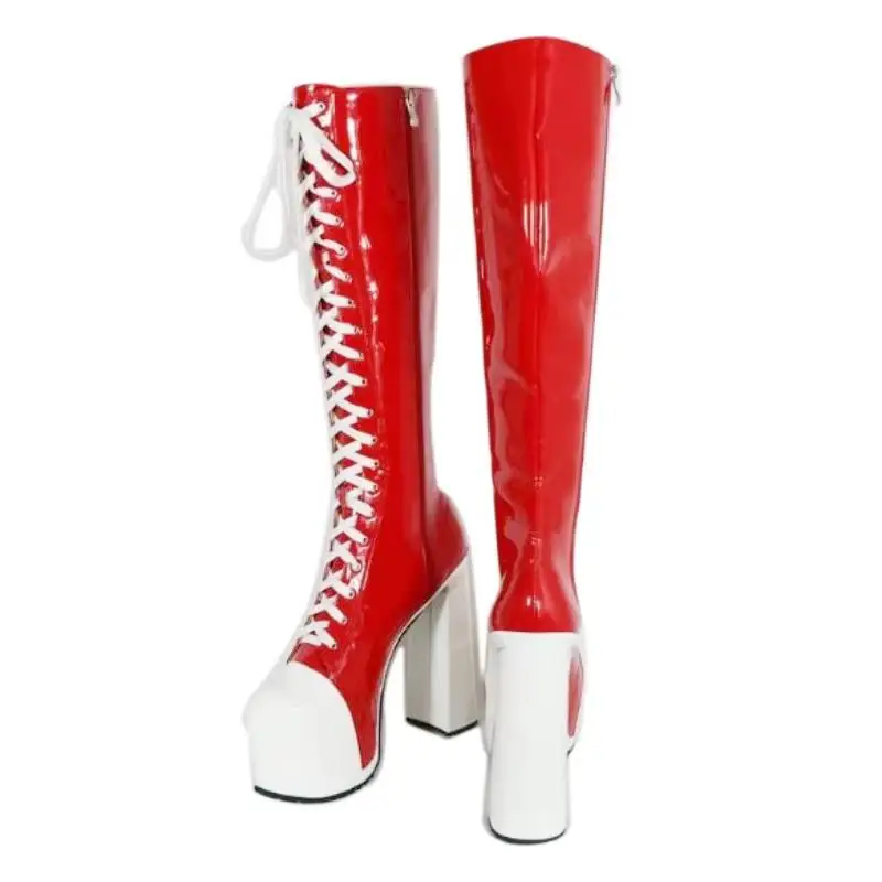 SHOFOO обувь Модные женские ботинки на высоком каблуке. Высота каблука около 15 см.