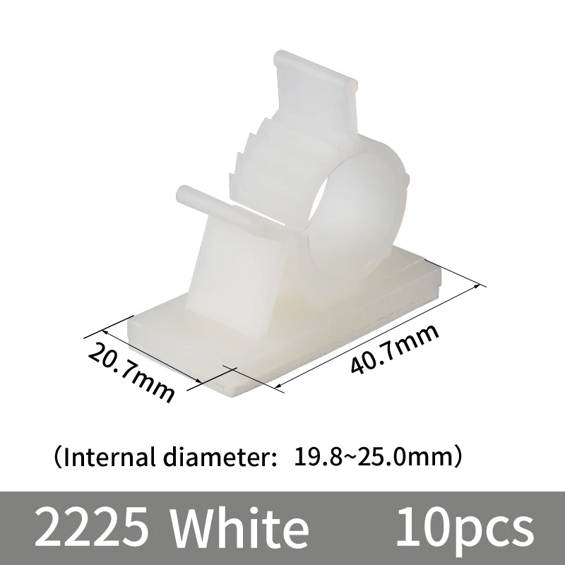 

Пластиковые зажимы-органайзеры для кабеля 10 шт.