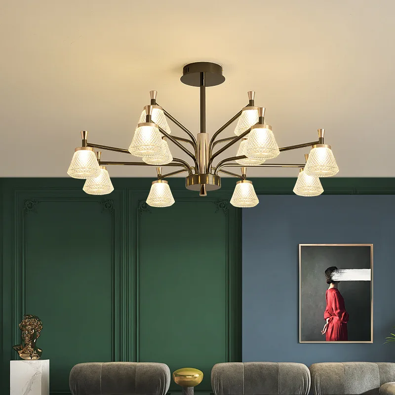 Люстра для гостиной современная простая атмосфера Скандинавская лампа