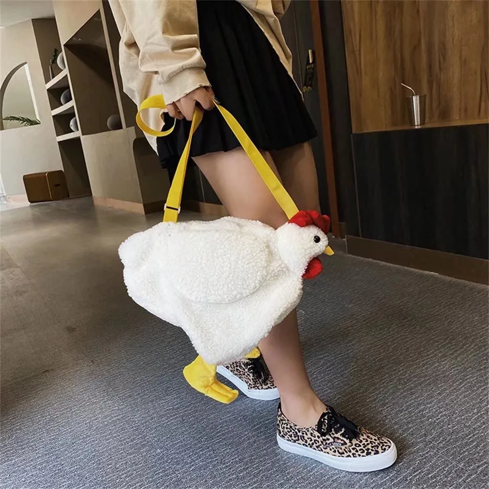 

new Hen Decoration Pack Personalized Fashion Hen Shaped Satchel Chicken Animal Style Shoulder Handbag Purse Messenger Bag