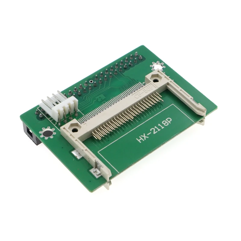Фото Адаптер для карт Compact Flash (CF) на IDE 3.5 дюйма, 2x CF, загрузочный, 40-контактный, конвертер для жестких дисков CF на IDE 3.5 дюйма, с разъемом Male Connector №4