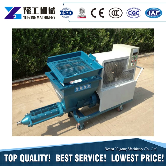 Роторные статорные насосы YG для штукатурных машин Огнеизоляционные распылители