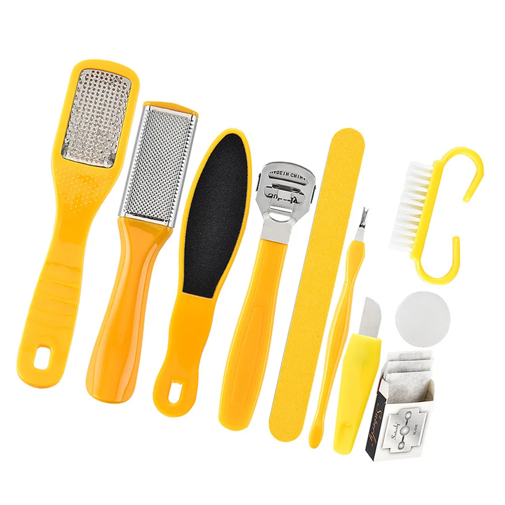 

Kit Footfeet Pedicure Callus File Remover Women Corn Cleaning Steel Stainless Professional Care Homeskin Dead Removers