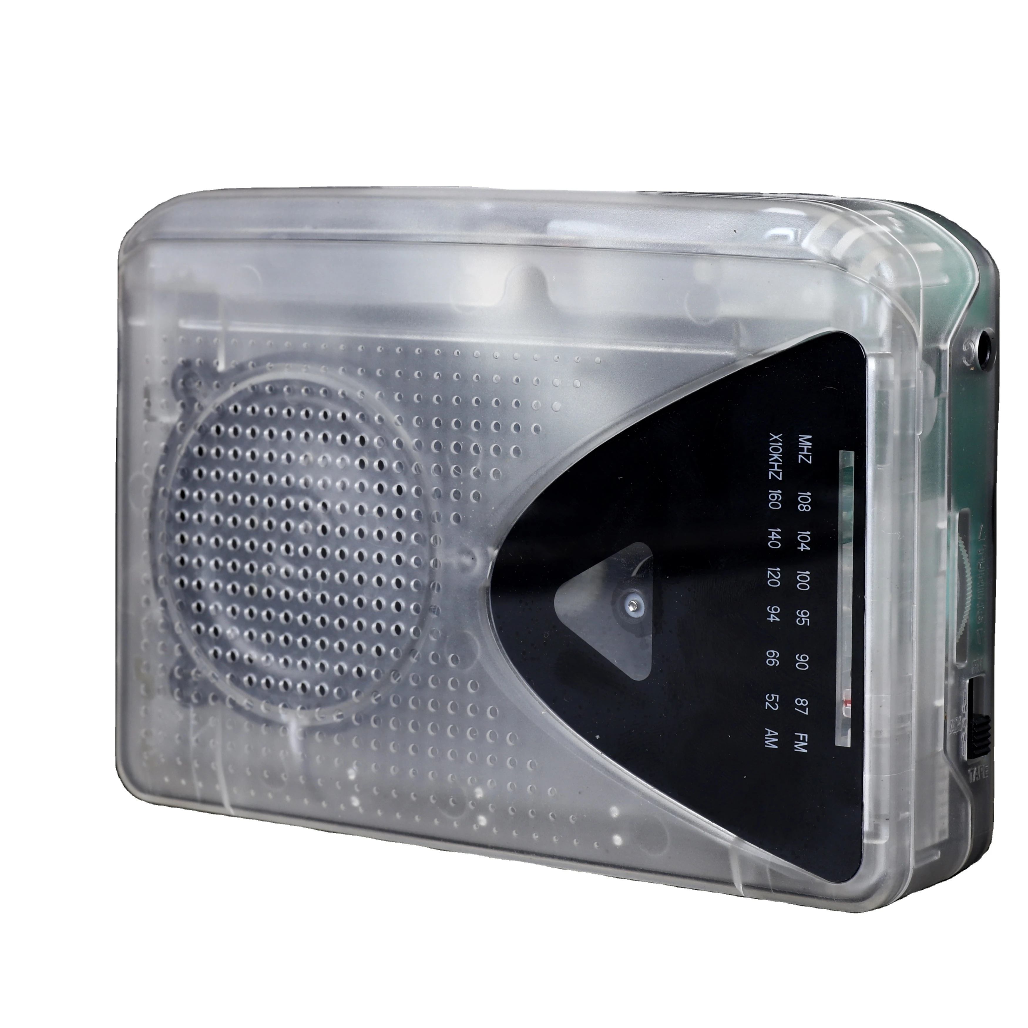 

Launch a new product of Transparent Cassette Player walkman AM/FM Radio With Recorder ODM,OEM,Drop shipp