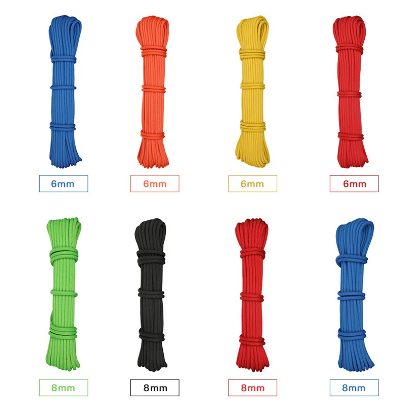 Нейлоновая статическая альпинистская веревка ремни для скалолазания на