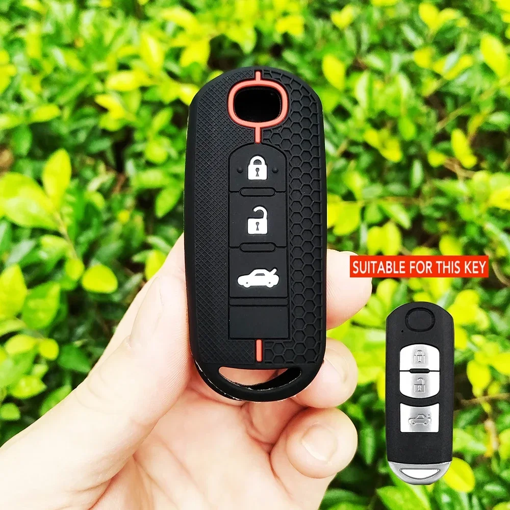 Силиконовый чехол для дистанционного ключа MAZDA CX-5 CX-3 2 3 5 6 CX-7 CX-9 Demio Speed Miata MX5 Чехол 4