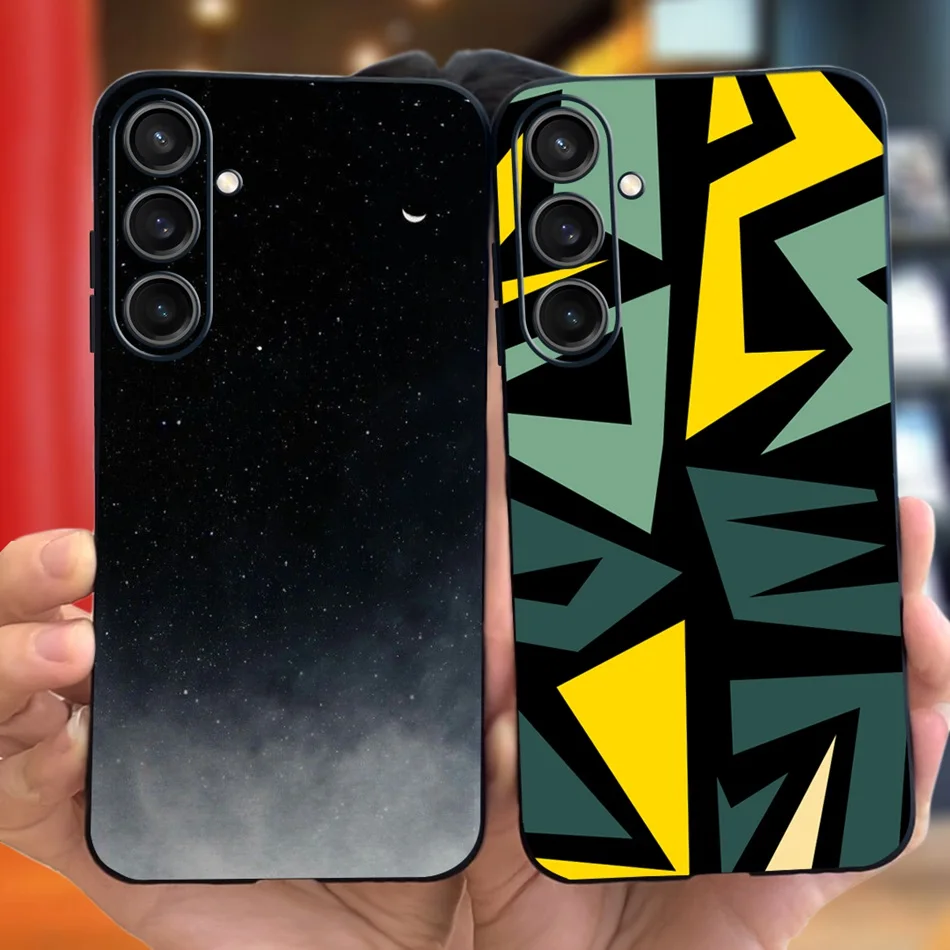 Модный чехол для Samsung Galaxy A15 Мягкая силиконовая задняя крышка из ТПУ Бампер 4G