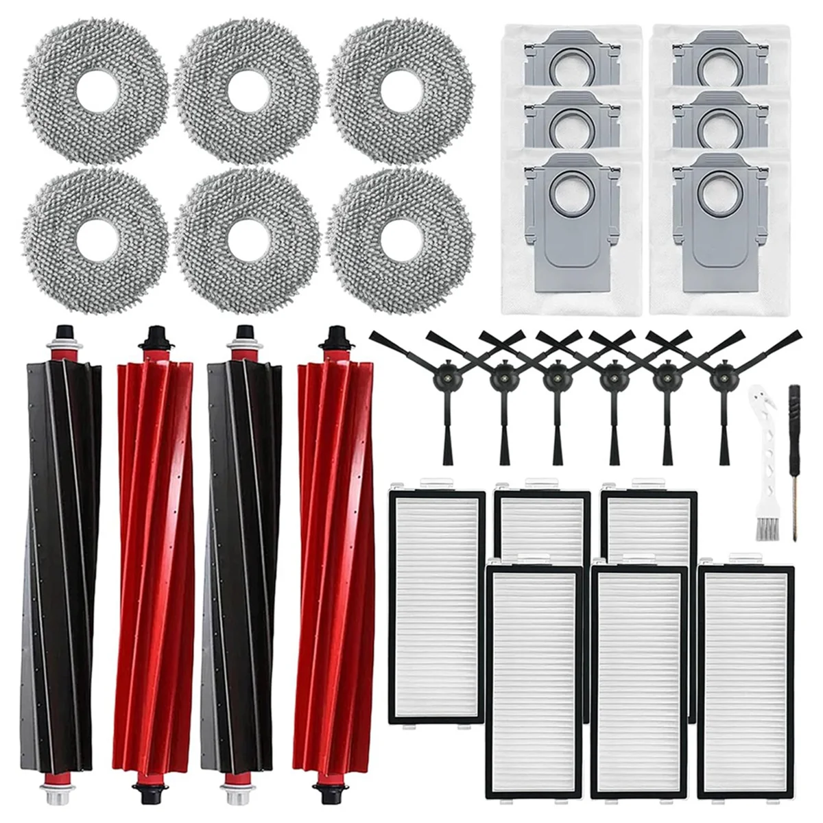 Запчасти для робота-пылесоса Roborock Qrevo Master/V20/P10S Pro