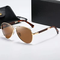 brand new titanium alloy sunglasses polarized men sun glasses women fashion pilot vintage designer mercede eyewear oculos de sol