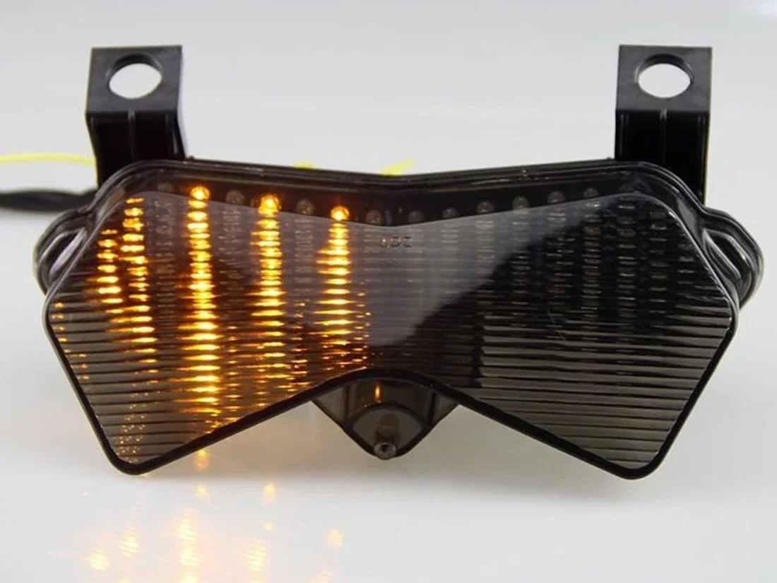 Дым светодиодный задний тормозной сигнал поворота лампочка подходит для Kawasaki Ninja