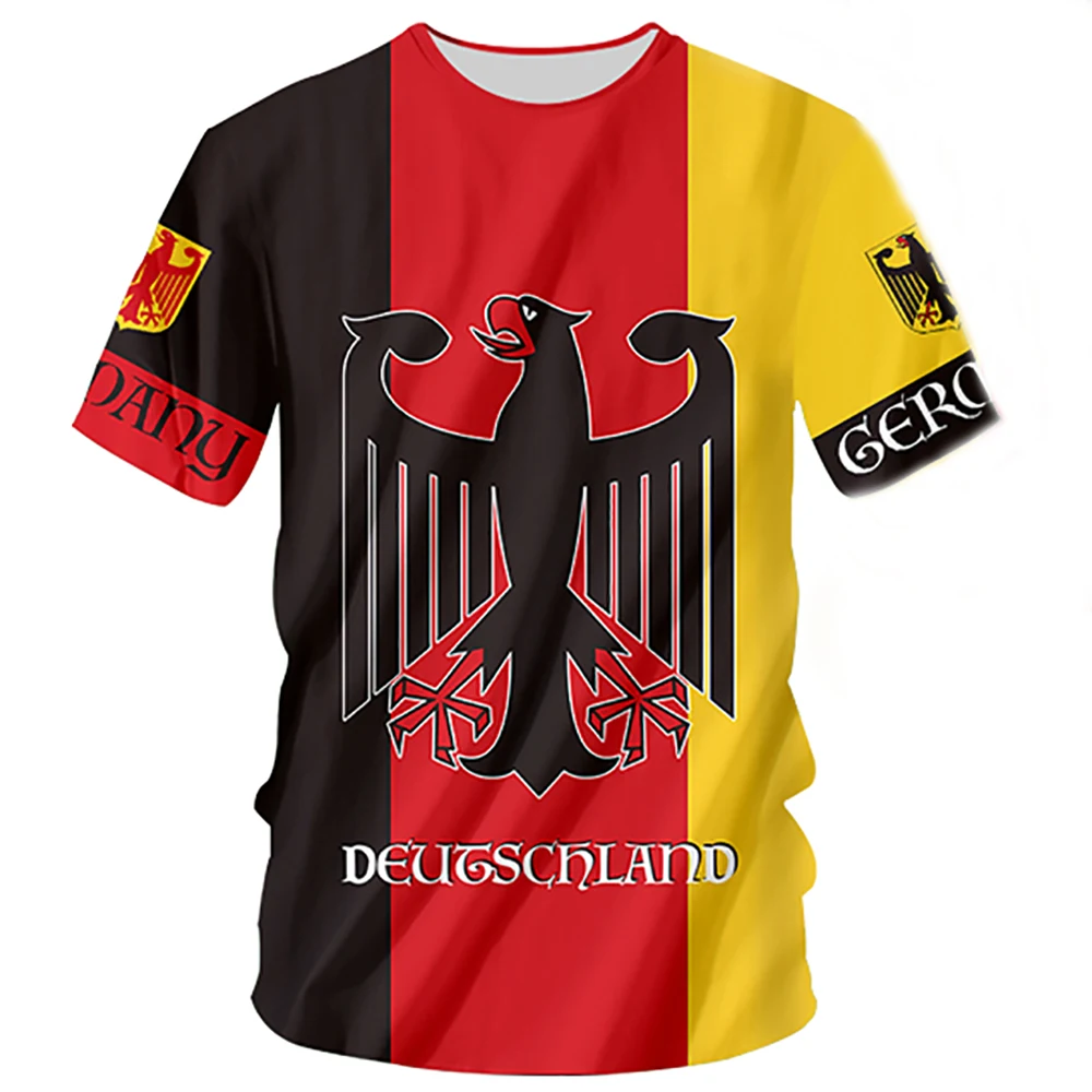 

2023 Germany Army Camouflage T-shirt For Men 3d Printed Oversized T Shirt Deutsche Veteranen Tee Vintage Deutsche Flagge Tops