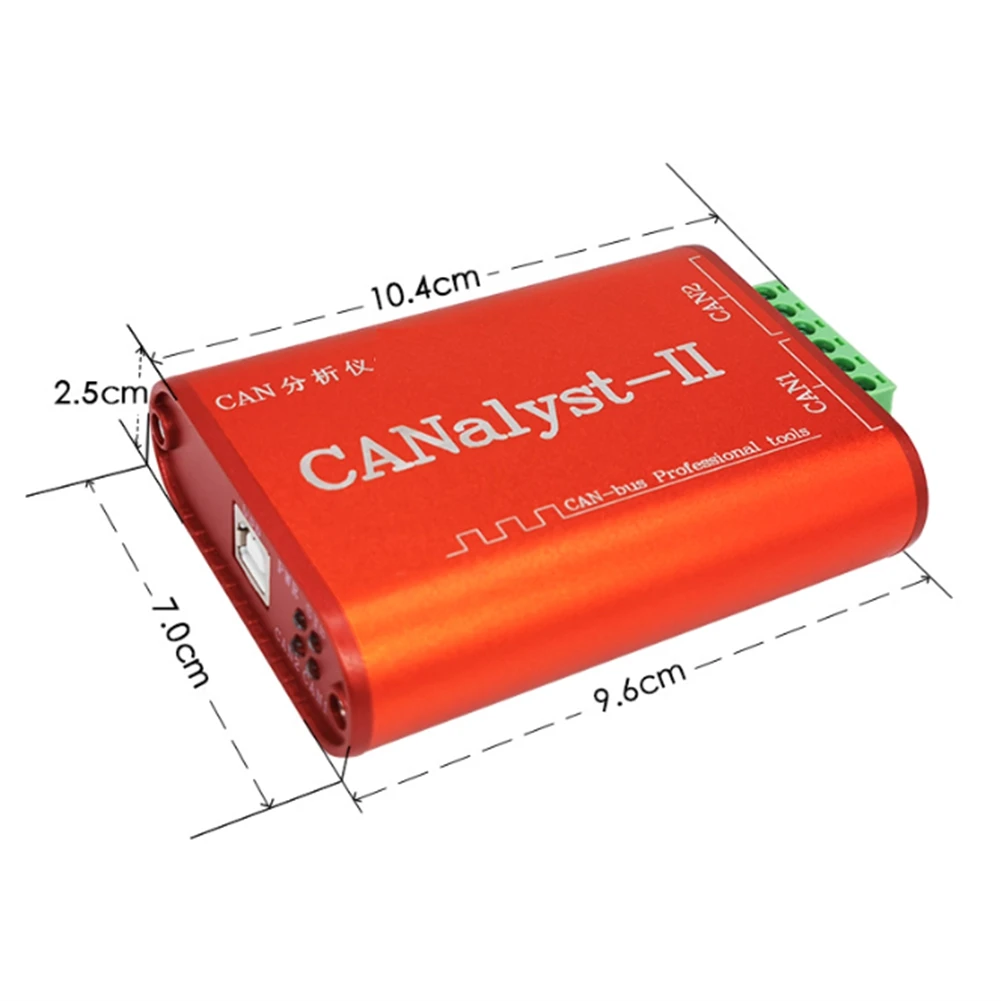 Фото CAN-анализатор CANOpen J1939 Преобразователь USBCAN-2II, совместимый с ZLG USB в CAN USBalyst-II №4
