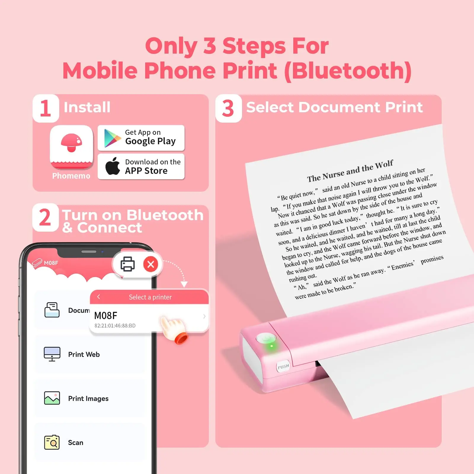 Переносные Беспроводные Принтеры Для Путешествий-Bluetooth.