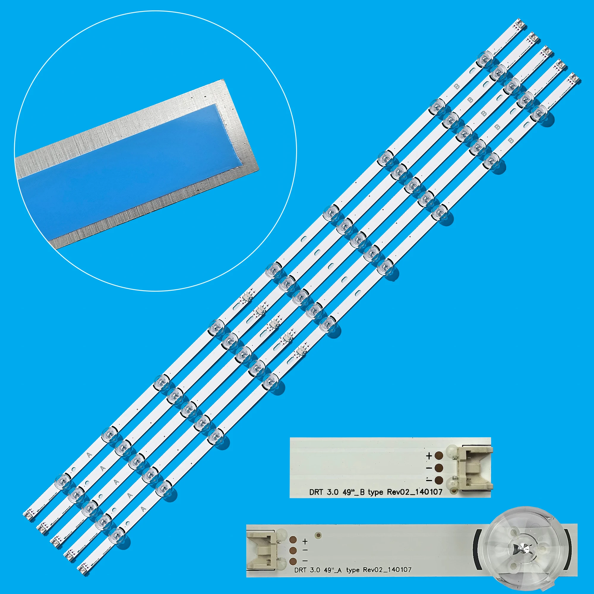

Светодиодная лампа подсветки для Innotek DRT 3,0 49 "AB 49LB552 49LB629V AGF78402201 49LB580V 49LB561U 49LF620V 49UF6430 49LB620V