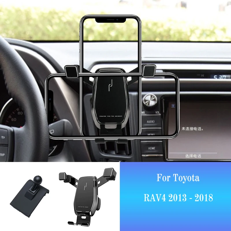

Car Mobile Phone Holder for Toyota Rav4 2013-2018 2019-2020 Car Bracket GPS Stand 360 Degree Rotatable Support Auto Accessories