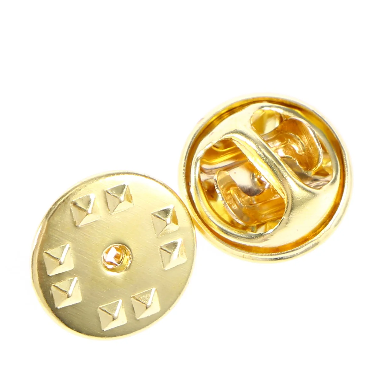 

50pcs Pin Backs Replacement Supplies for Brooch Jewelry Making ( Golden )