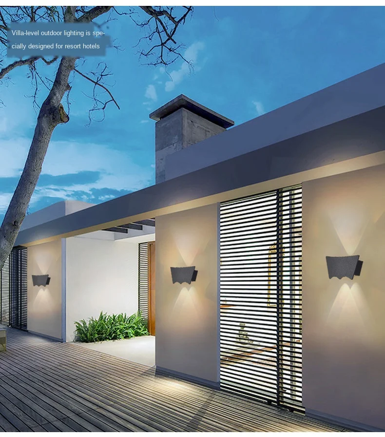 

Modern Outdoor Wall Lights,LED Wall Sconce Light ,Changeable Porch&Patio Light,IP65 Waterproof for Hallway Stairs Gardens