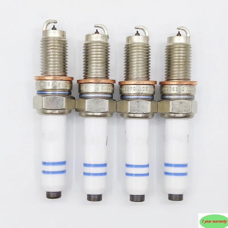

4pcs New Spark Plug OEM 04E905602 04E905601 For AUDI- A1 A3 Q3 Q2L VW GOLF MII SUPERB CITIGO OCTAVIA BEETLE