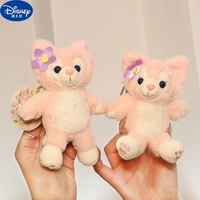1pc disney linabell key chain cute plush fox bag bag pendant doll small gift for girl kids cute decoration gift about 15cm