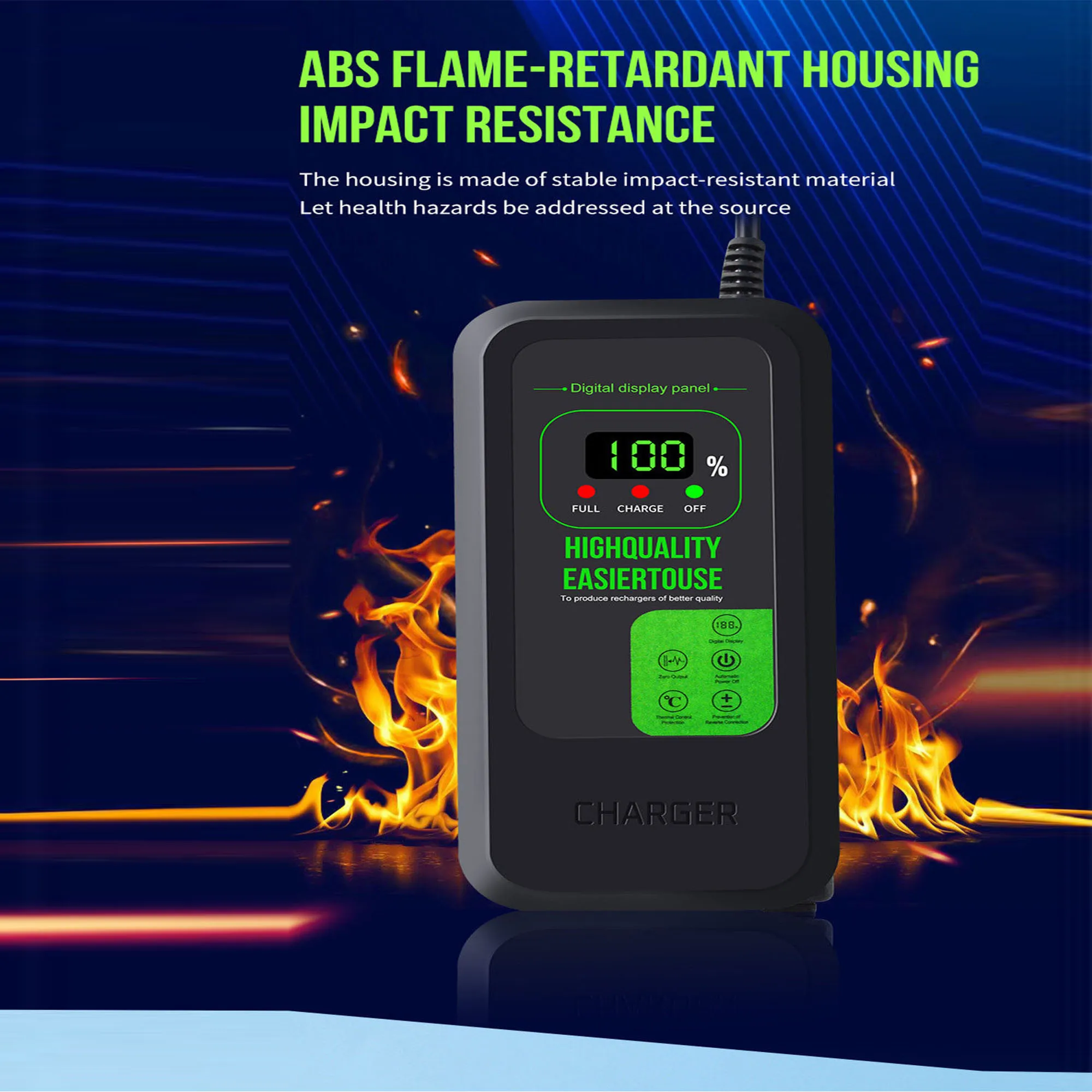 Зарядное устройство зарядное 60 в 20 Ач для скутеров электрических велосипедов