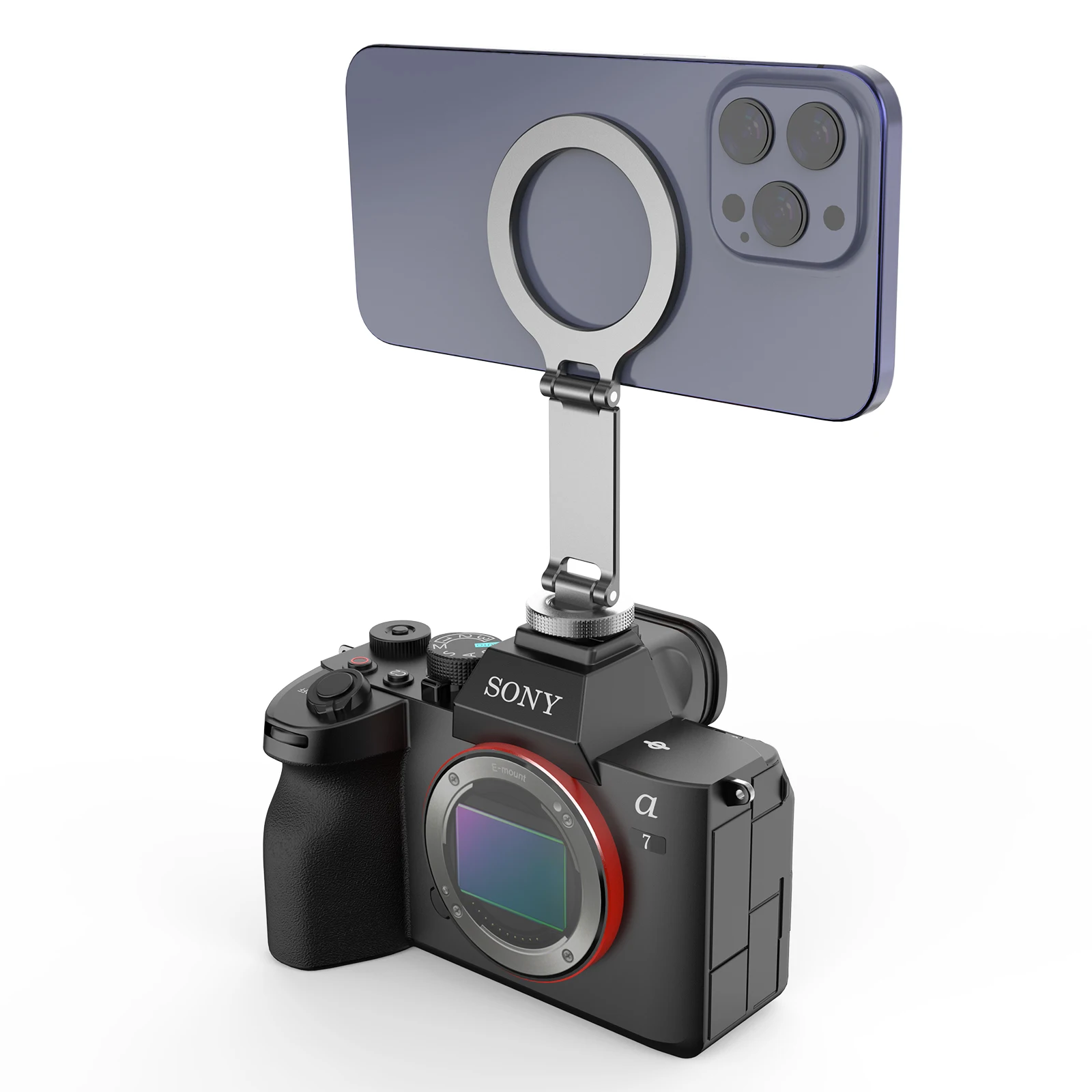 Магнитный держатель для телефона Magsafe складной металлический с холодным