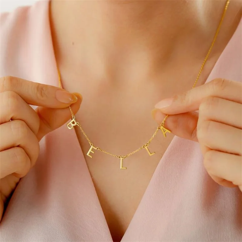 Personalized Name Necklace Dainty 