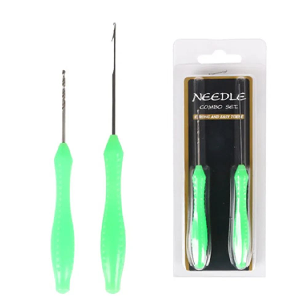 

High Performance High Quality Bait Needle Fishing For Threading Sporting With Accessory 2/3/4pcs Baiting Green