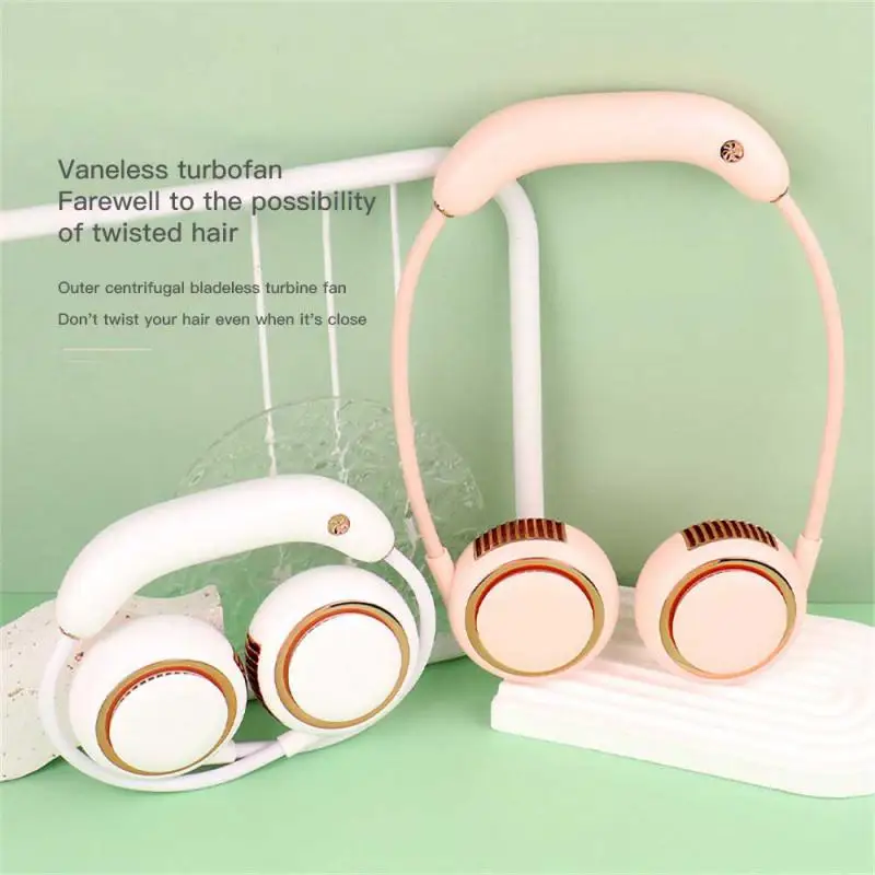 

Мини-вентилятор на шею, многофункциональный регулируемый подвесной безлопастный уличный для путешествий и активного отдыха, маленький спортивный вентилятор, летний уличный