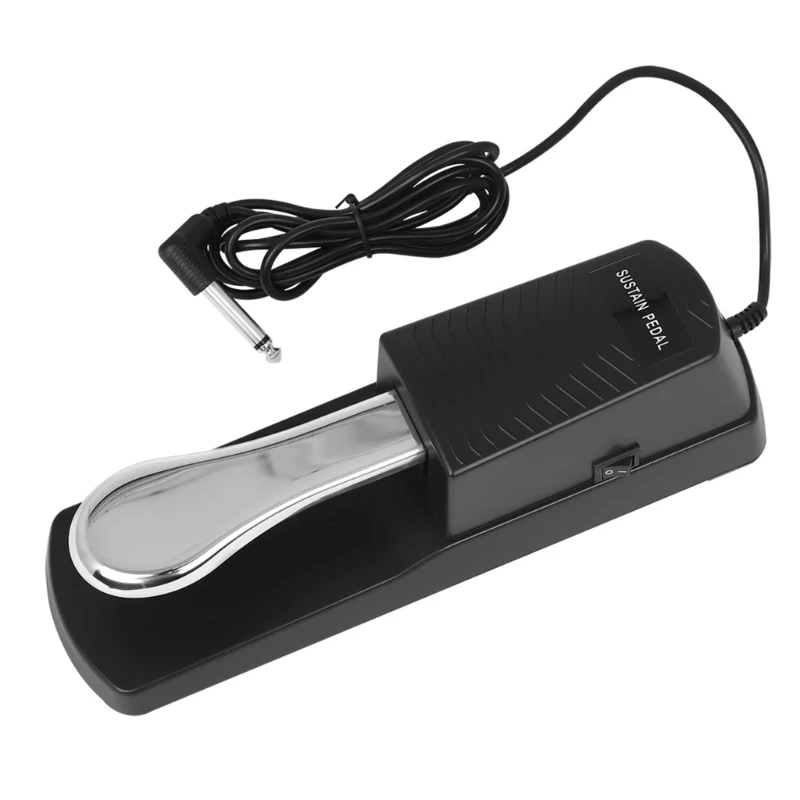 

Piano Keyboard Foot Sustain Pedal for Piano MIDI Electronic Keyboard, 1/4In Jack