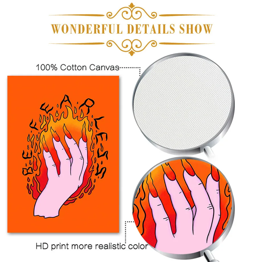 Настенная картина с изображением кактуса гриба глаз | Живопись и каллиграфия