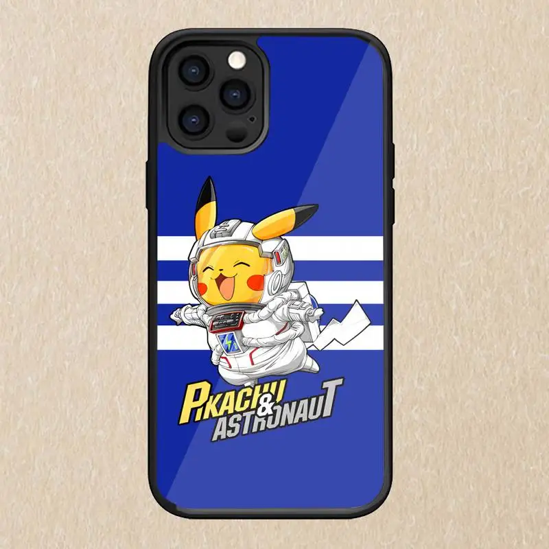 Чехол для телефона Pikachu Goku Robot для Iphone 13 12 11 Pro Max Mini 6 6s 7 8 Plus Xr X Xs Se 2020 Fundas Shell PC+TPU.